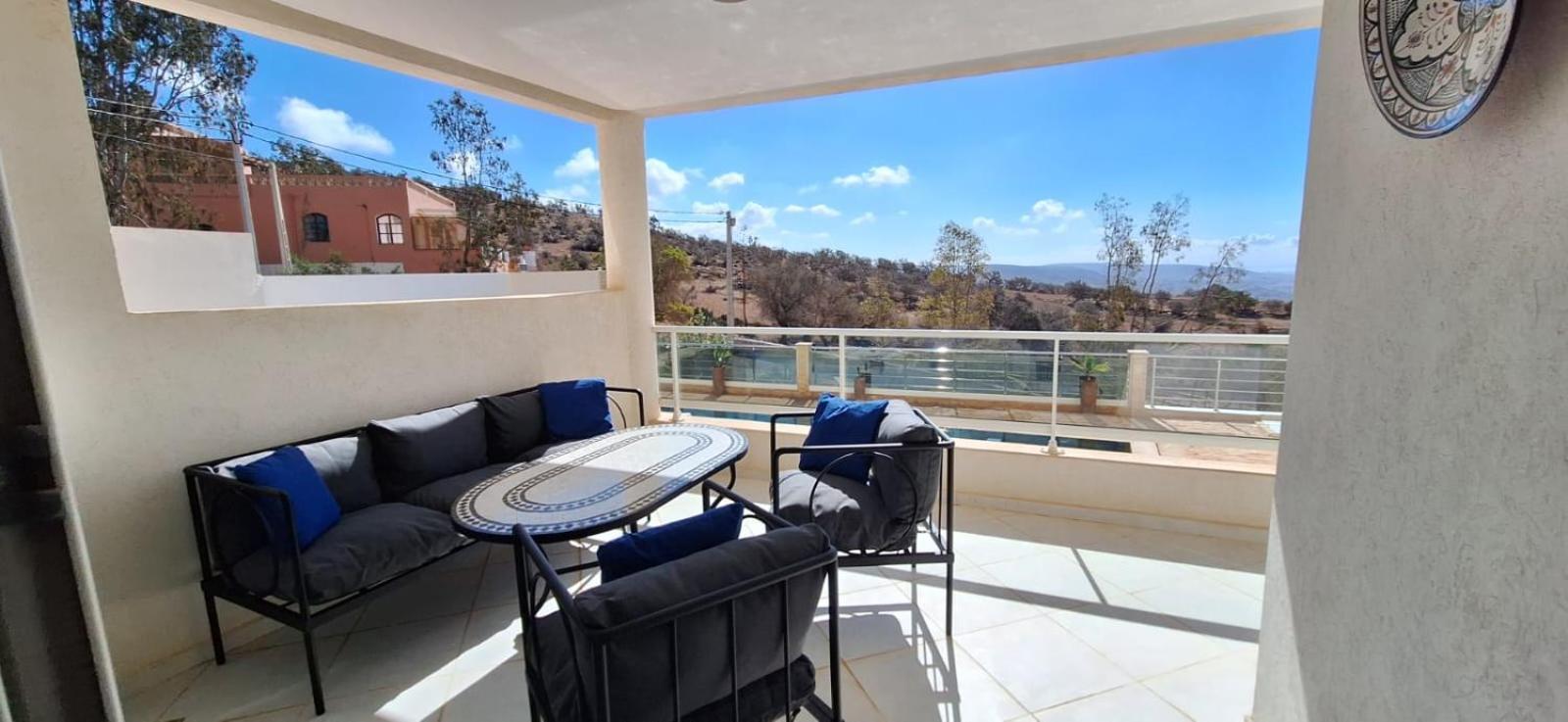 Taghazout Ocean With Pool , Fitness And Ocean View Apartment Bagian luar foto
