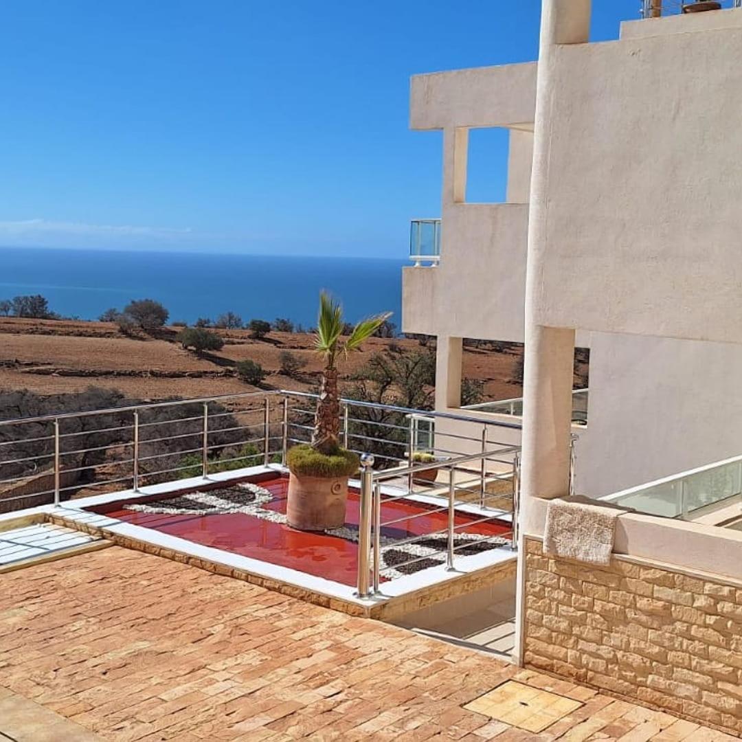 Taghazout Ocean With Pool , Fitness And Ocean View Apartment Bagian luar foto