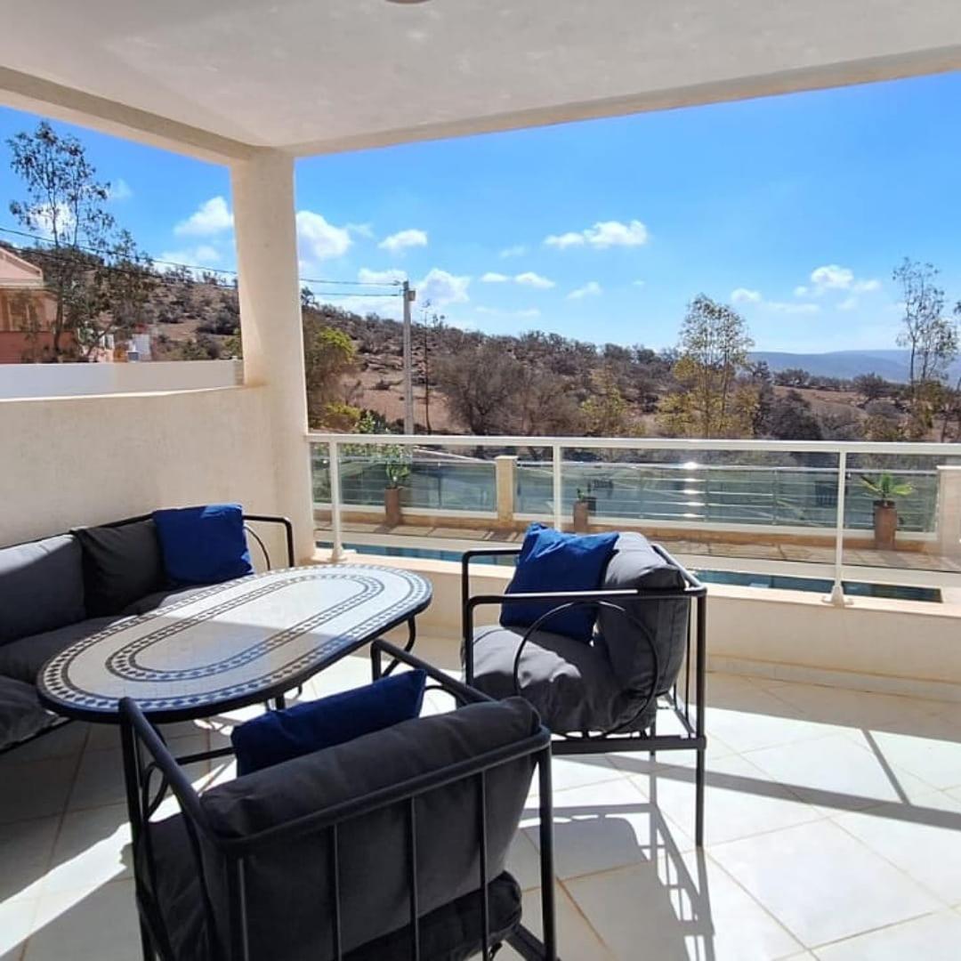 Taghazout Ocean With Pool , Fitness And Ocean View Apartment Bagian luar foto