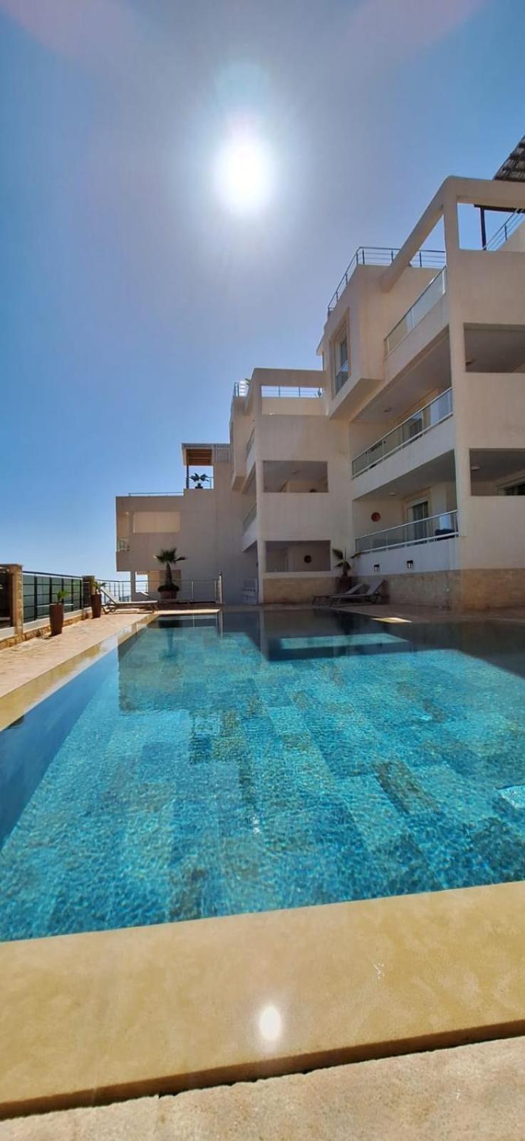 Taghazout Ocean With Pool , Fitness And Ocean View Apartment Bagian luar foto