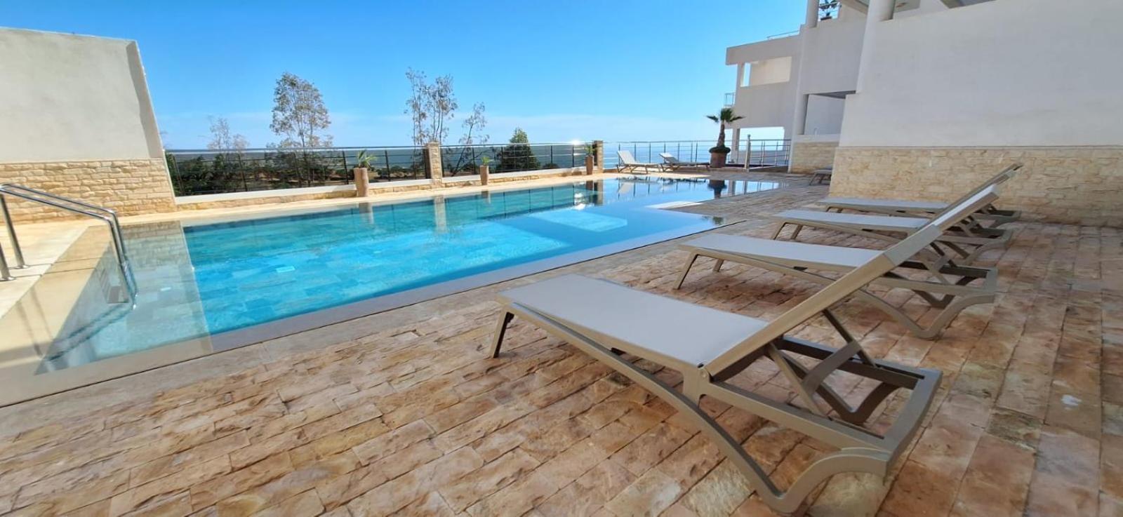 Taghazout Ocean With Pool , Fitness And Ocean View Apartment Bagian luar foto